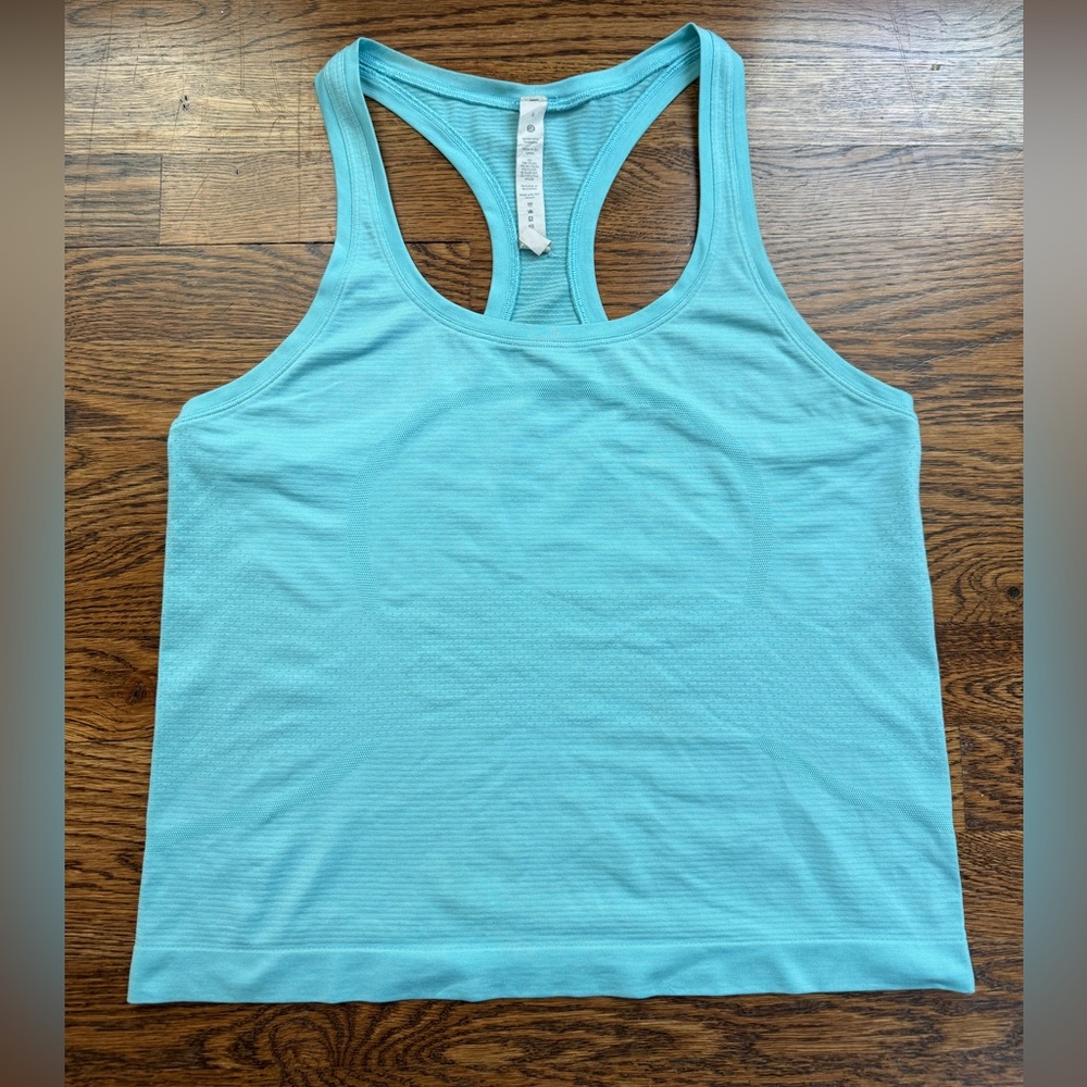 Lululemon Sky Blue Racerback Tank Top (8)